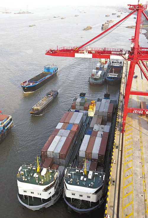 長江春潮 江西依托黃金水道建設(shè)國際物流大通道,助力更多產(chǎn)品走向世界